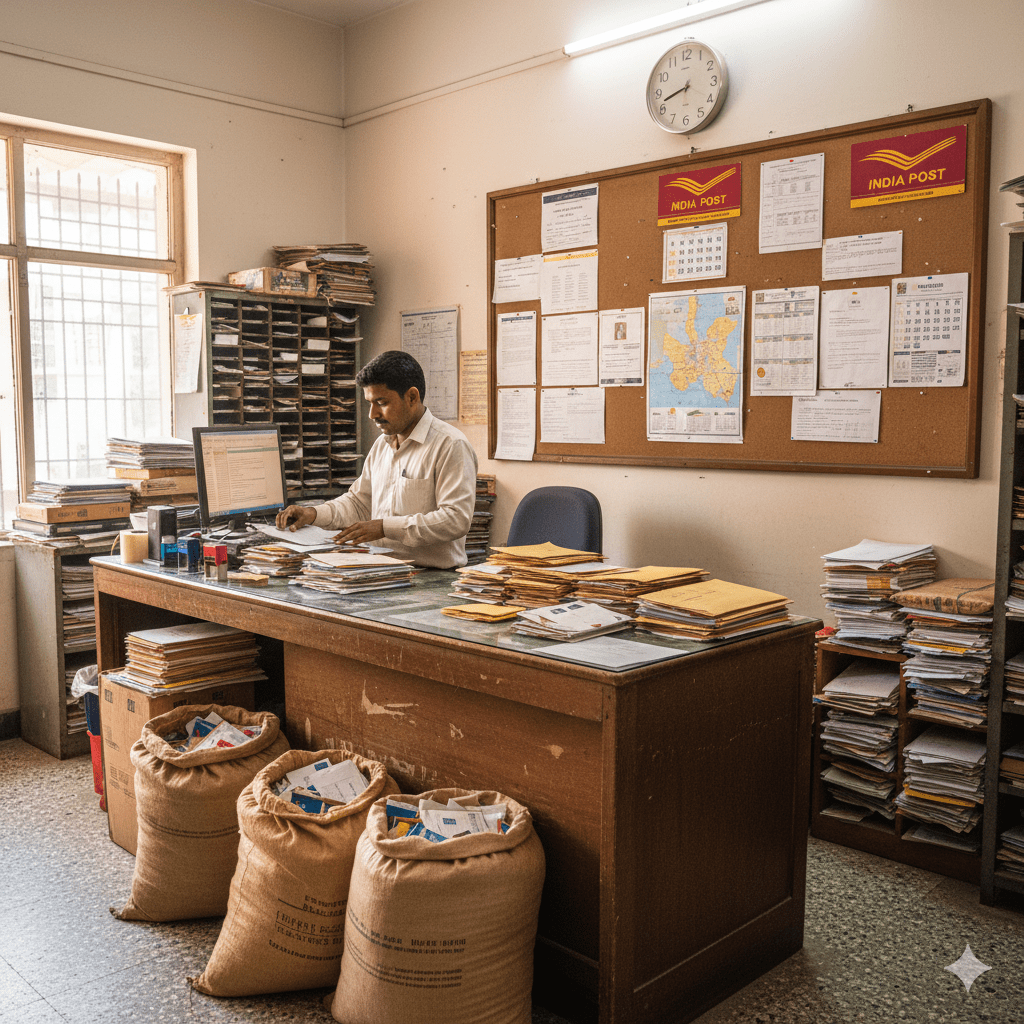 "Post Office Recruitment 2025 MTS job roles and office work details"