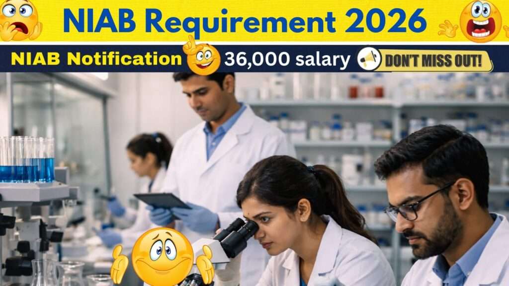 NIAB Jobs 2026 Telugu internship 2026