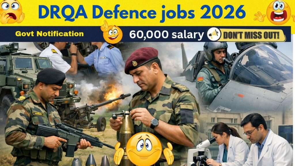 DGQA Recruitment 2026 | 10th & 12th Pass Jobs + Exam Syllabus