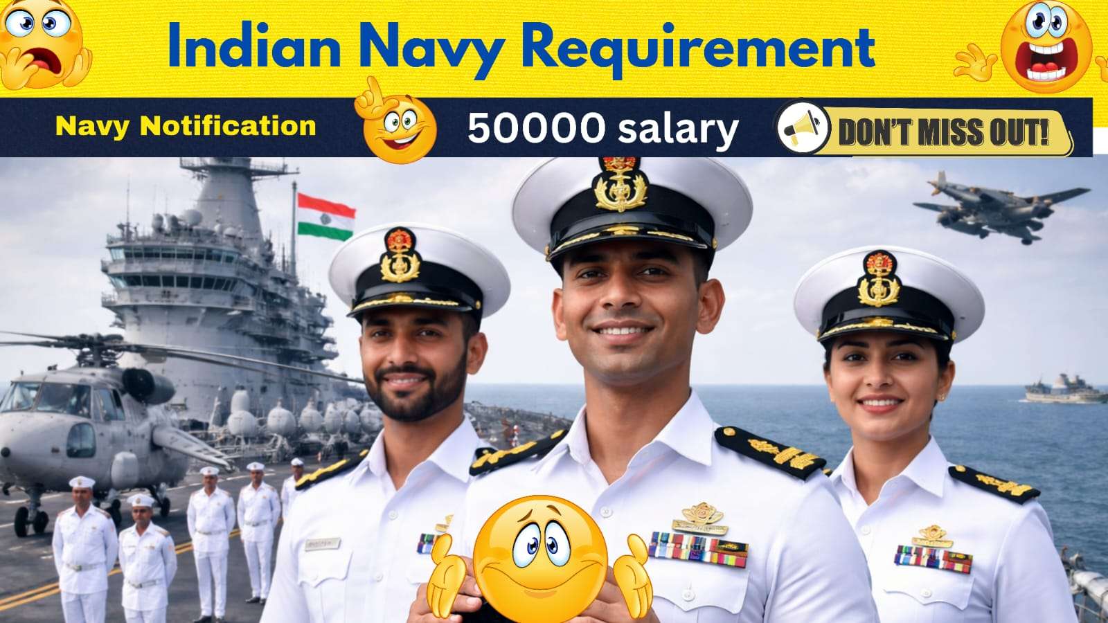 Indian Navy Jobs 2026 : ఇంటర్, 12th, డిప్లొమా అర్హతతో ఇండియన్ నేవీలో ₹50,000 వరకు జీతంతో ప్రభుత్వ ఉద్యోగాలు