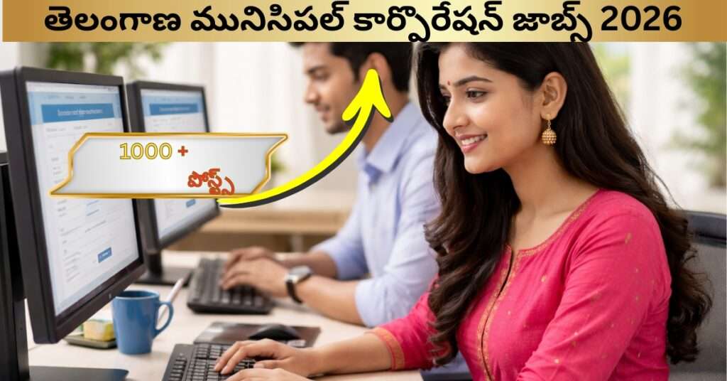 municipal corporation jobs in Telangana 2026 Career Opportunities.