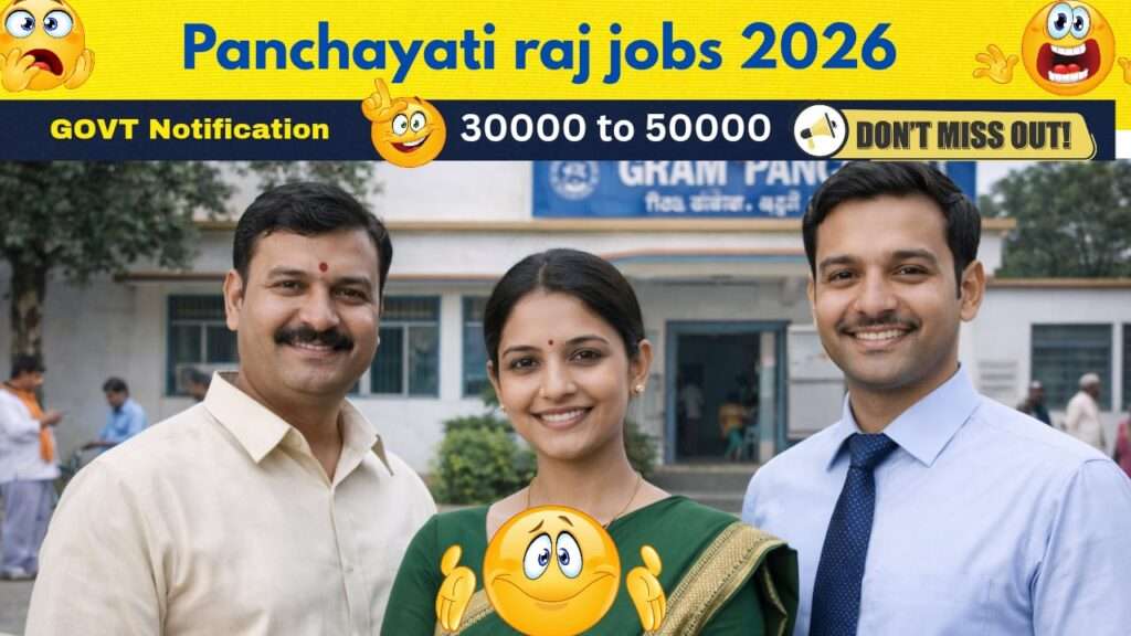 Panchayati Raj Jobs 2026 Latest Notification